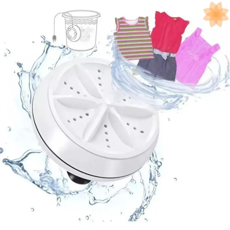Mini Lavadora Portátil USB Tipo Turbina