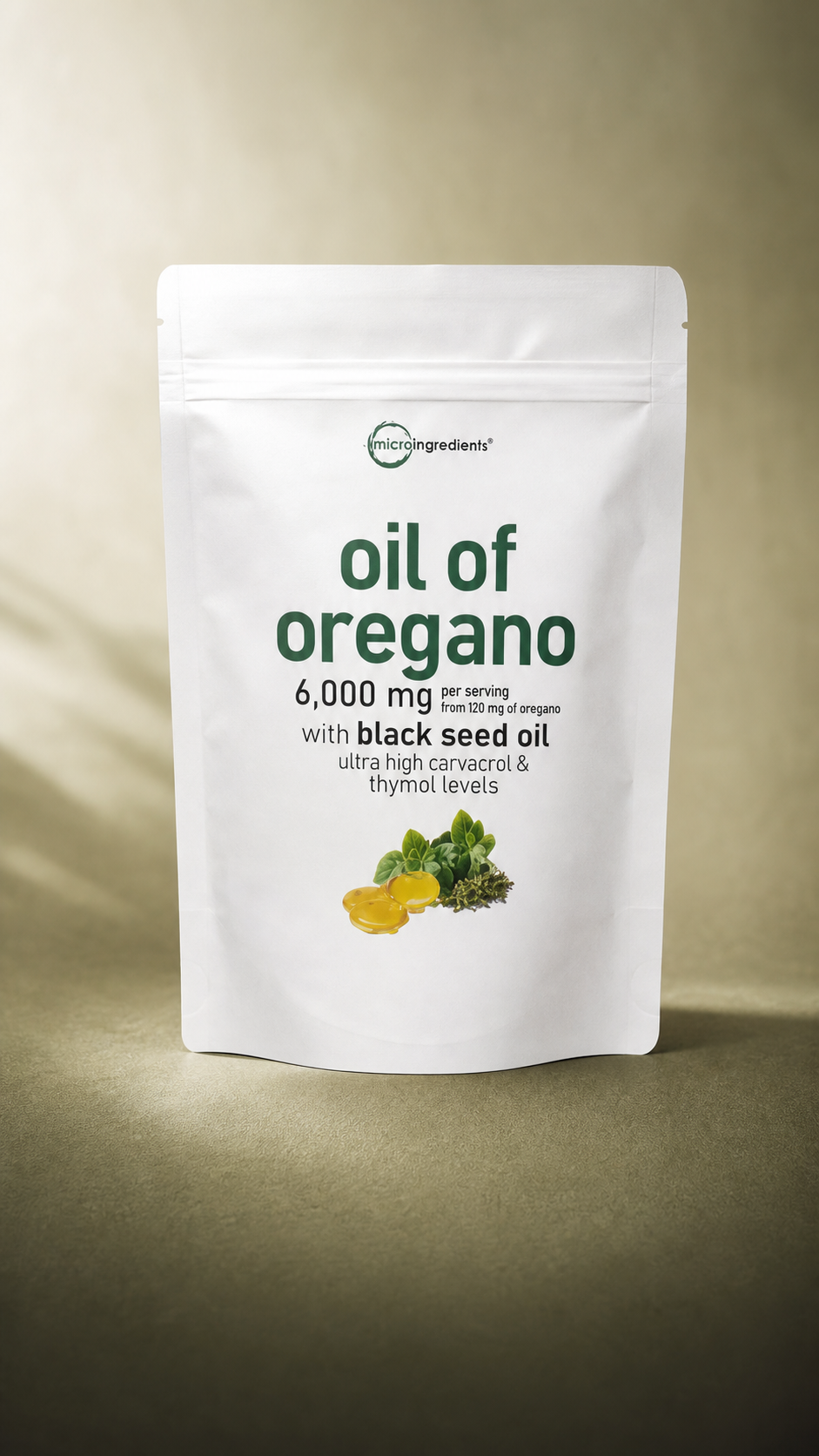 Oil of Oregano - hero editorial con producto visible